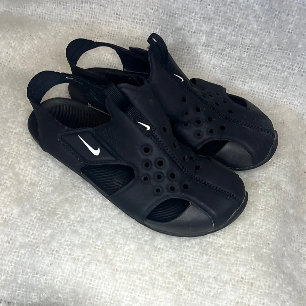 Nike Black Sunray Protect Swim Sandals